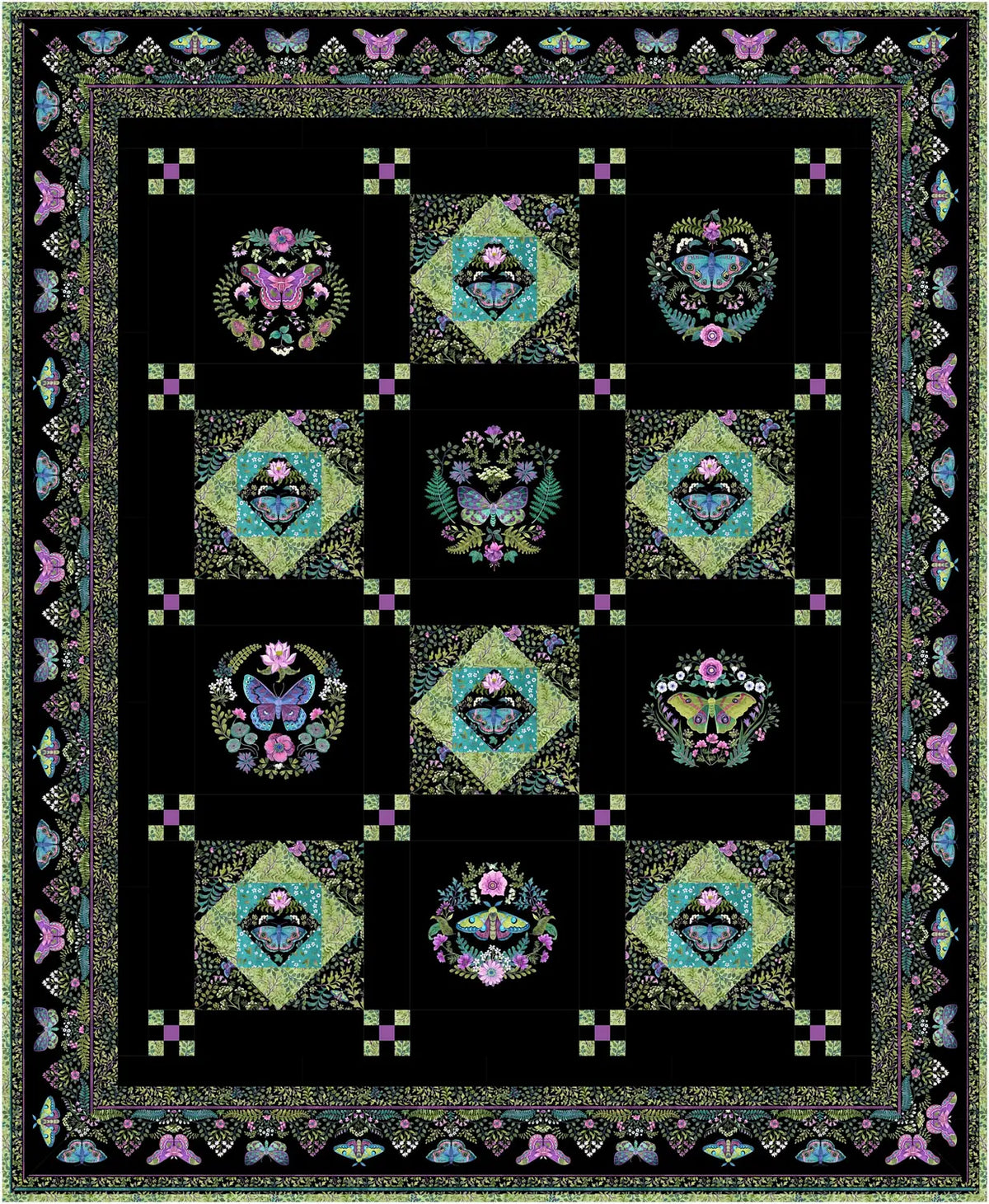 Solanum Quilt Pattern - image 4 - quilting pattern with step-by-step instructions