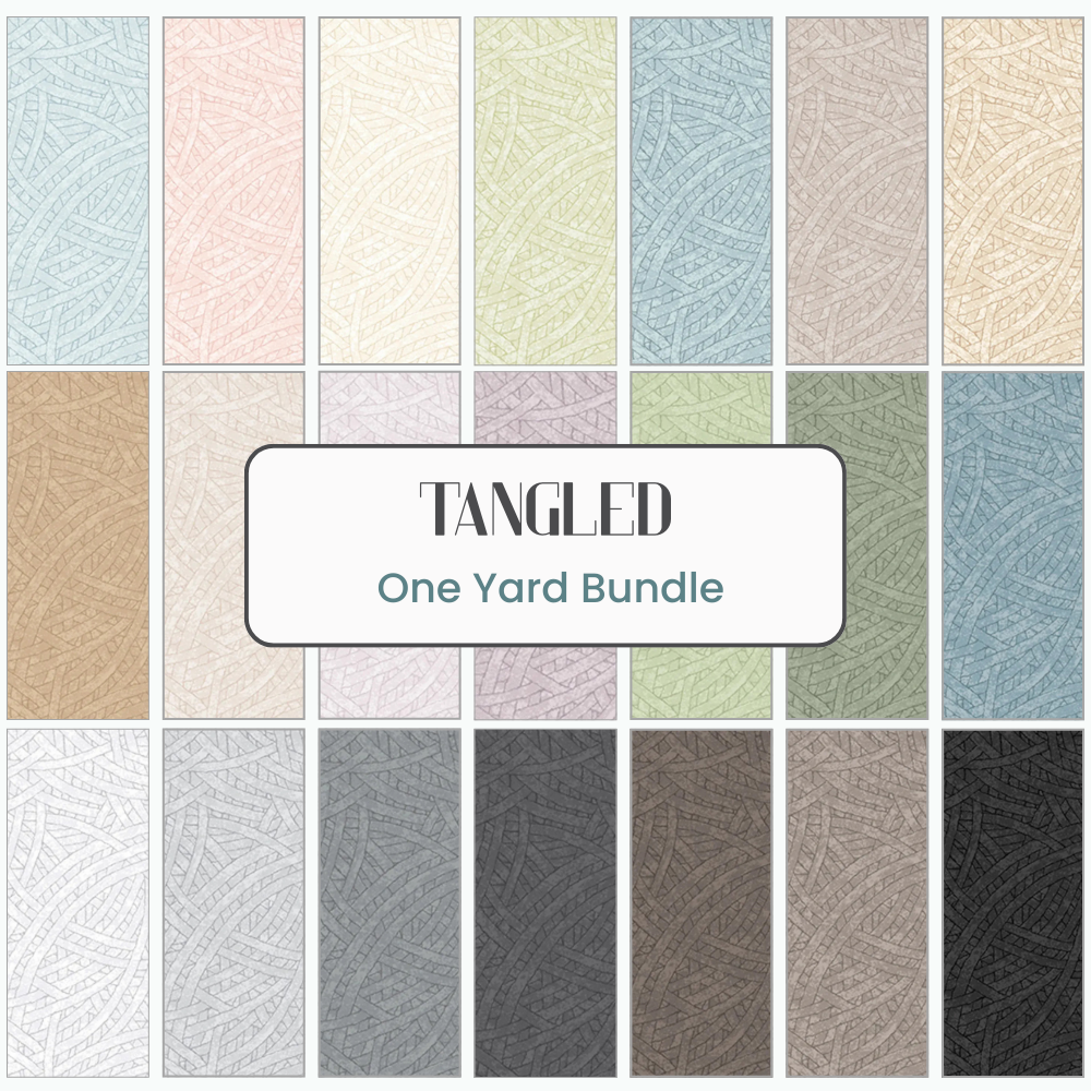Tangled One Yard Bundle - PRESALE - coordinating quilt fabric bundle