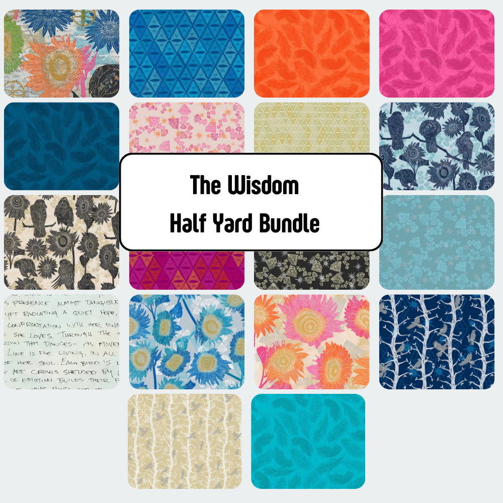 The Wisdom Half Yard Bundle - coordinating quilt fabric bundle