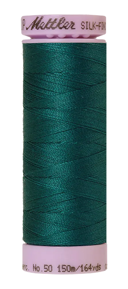 Mettler Cotton Silk Finish 50wt 150m Tidepool
