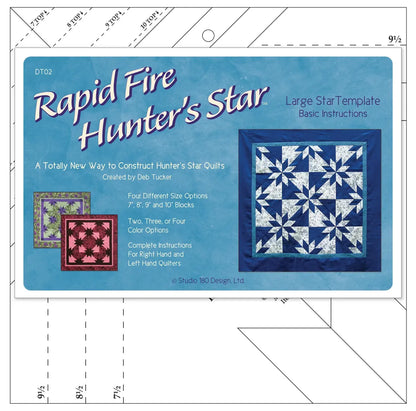 Rapid Fire Hunter's Star Large Template