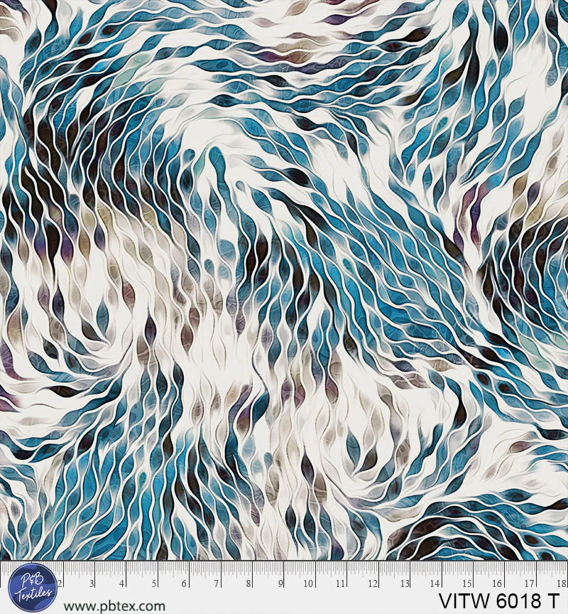 Vitality Teal 108" Wide Quilt Backing Fabric