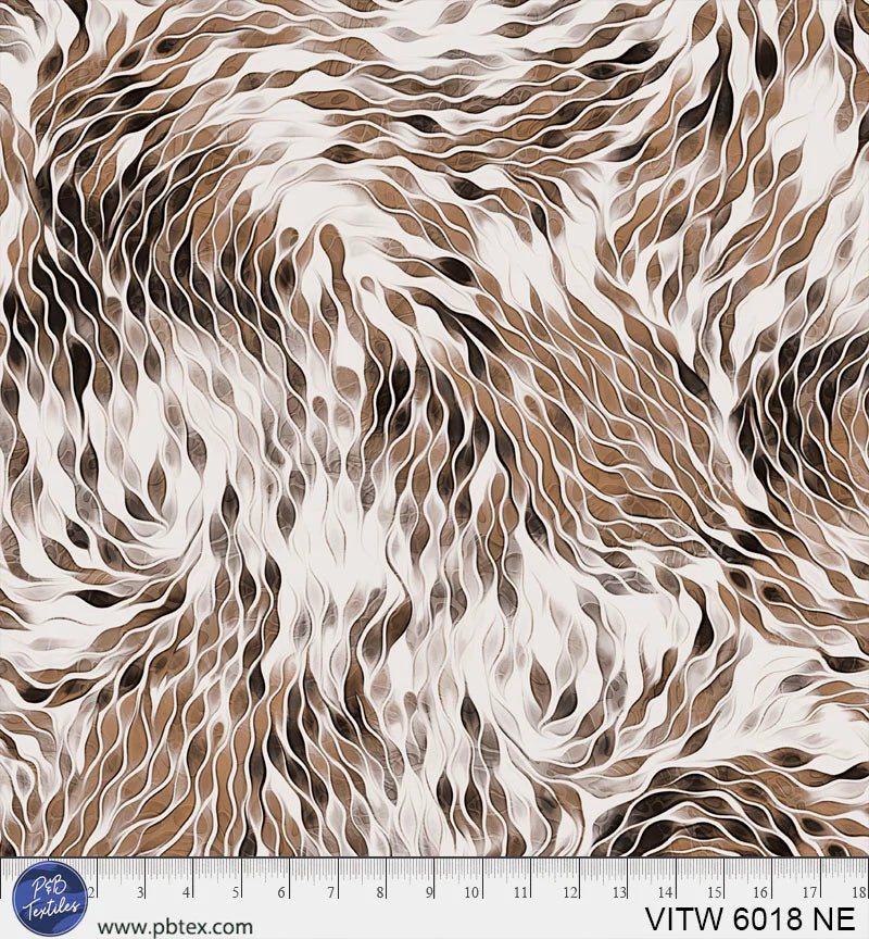 Vitality Brown 108" Wide Quilt Backing Fabric