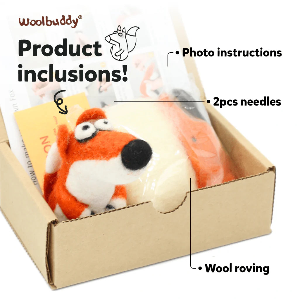 Fox DIY Needle Felting Kit