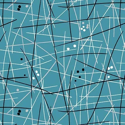 Swizzle Stick Blue 108" Wide 3 Yard Quilt Fabric Back Pack