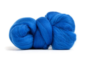 Merino Wool Top Roving Blue - quilting supply from Quilted Joy