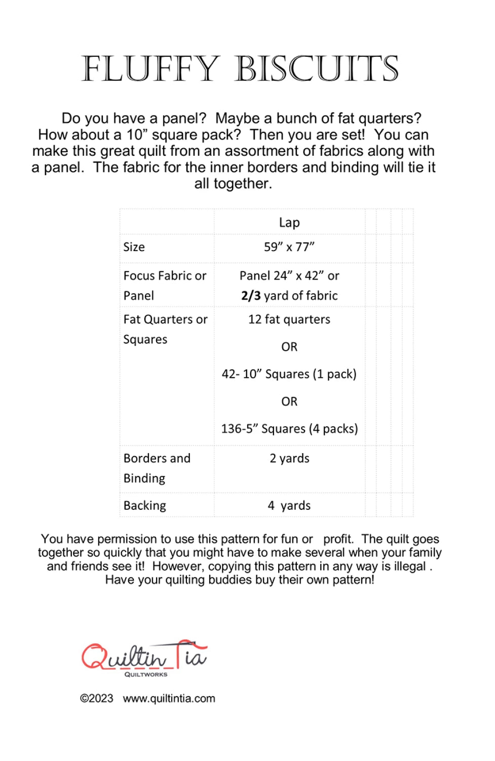 Fluffy Biscuits Quilt Pattern - image 2 - quilting pattern with step-by-step instructions