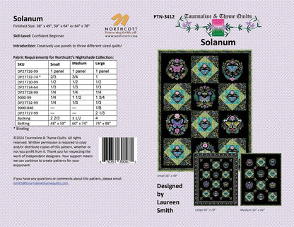 Solanum Quilt Pattern - image 5 - quilting pattern with step-by-step instructions