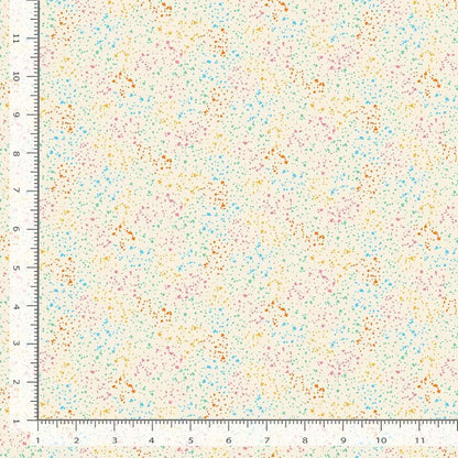 Bitty Back Pack Stardust Rainbow 75" x 108" Wide Quilt Fabric - wide quilt backing fabric for longarm quilting
