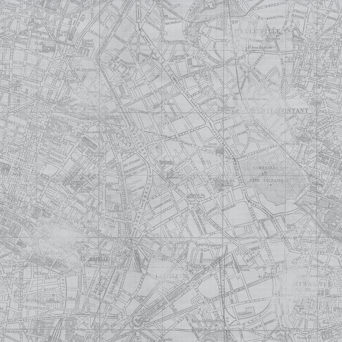 Harmony Light Gray Streets Fabric Yardage - quilt fabric for sewing and quilting projects