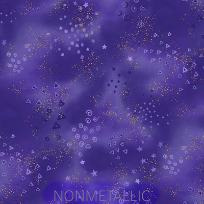 Glitter Purple Metallic 108" Wide Quilt Backing Fabric