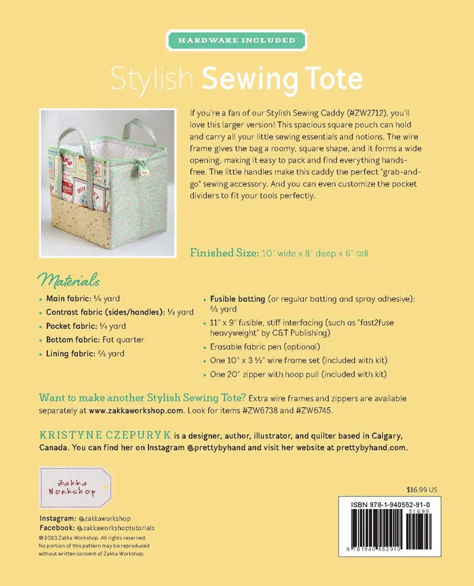 Stylish Sewing Tote Kit