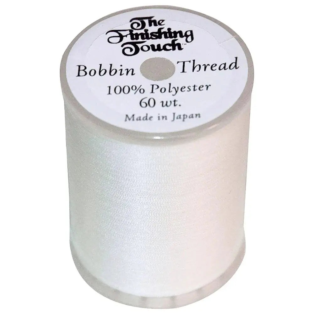 The Finishing Touch Bobbin Thread, White, 60 wt