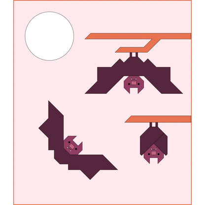 Bat Buddies Quilt Pattern - image 3 - quilting pattern with step-by-step instructions