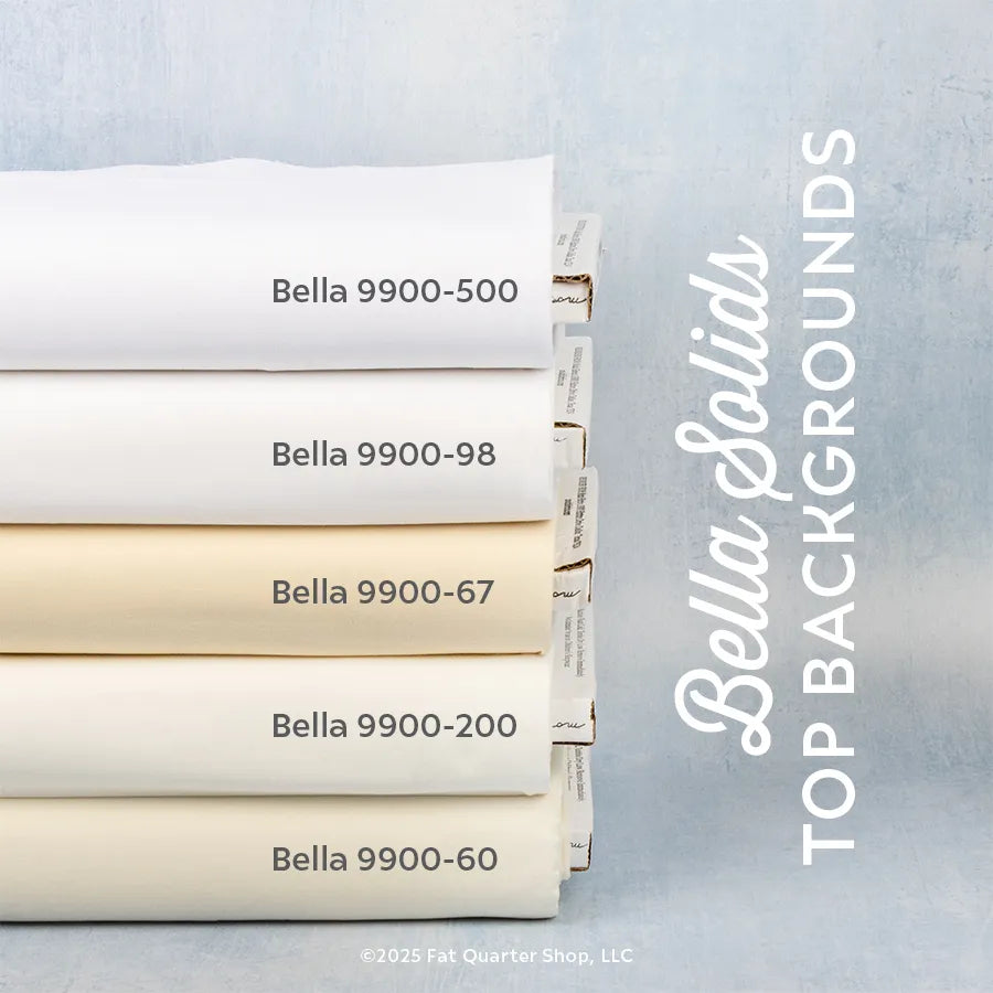 Bella Solids Off White Fabric Yardage - image 2 - quilt fabric for sewing and quilting projects