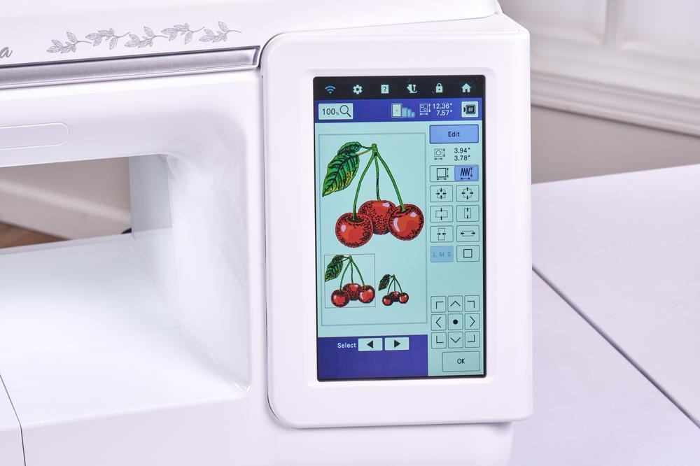 Baby Lock Ursa resize calculation digital display
