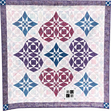 Cotton Candy Hearts Quilt Pattern
