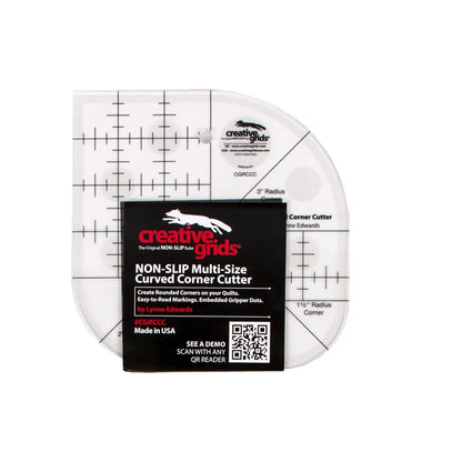 Creative Grids Curved Corner Cutter Quilt Ruler