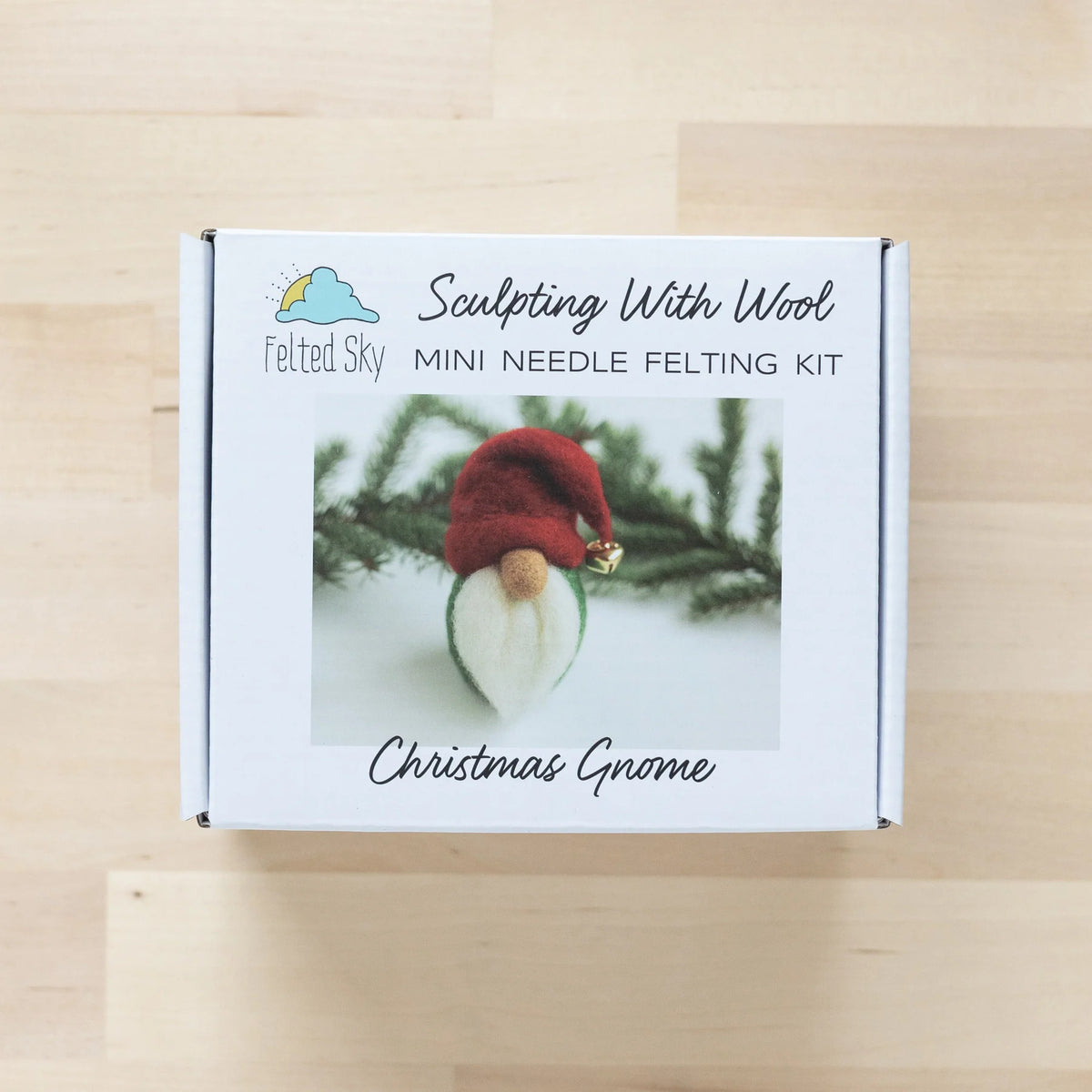 Christmas Gnome Mini Needle Felting Kit