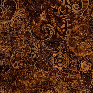 Mystique brown blender fabric yardage quilting cotton
