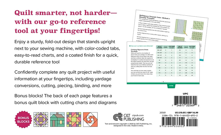 Quilter's Quick-Reference Guide - image 5 - quilting supply from Quilted Joy