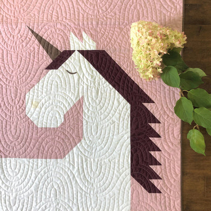 Unicorn Garden Quilt Pattern - image 3 - quilting pattern with step-by-step instructions