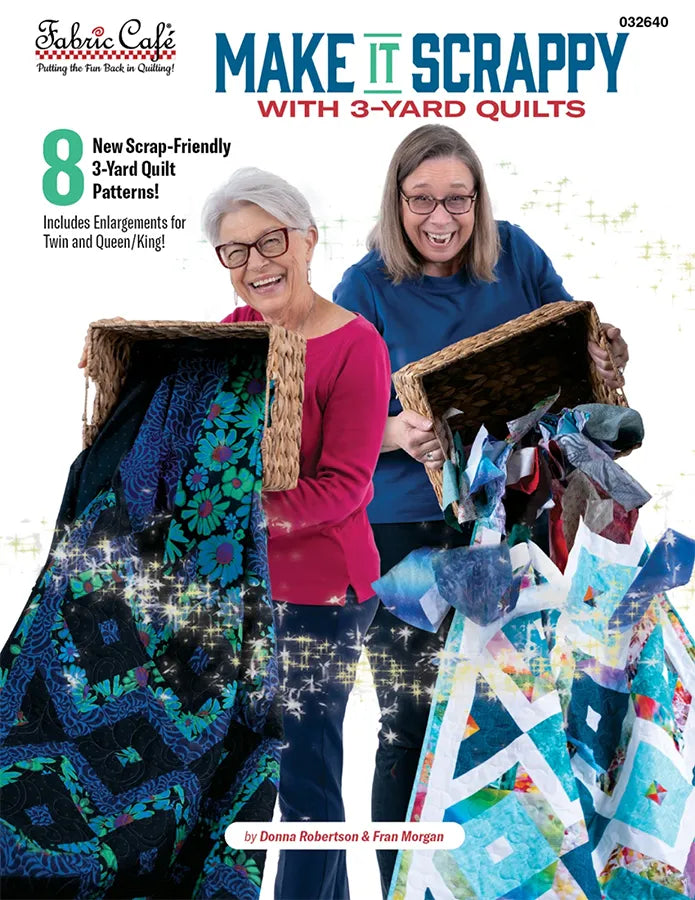 Make It Scrappy With 3-Yard Quilts - image 1 - quilting supply from Quilted Joy