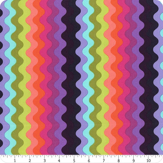 Floral Reef Deep Dive Wave Rider Fabric Yardage - quilt fabric for sewing and quilting projects