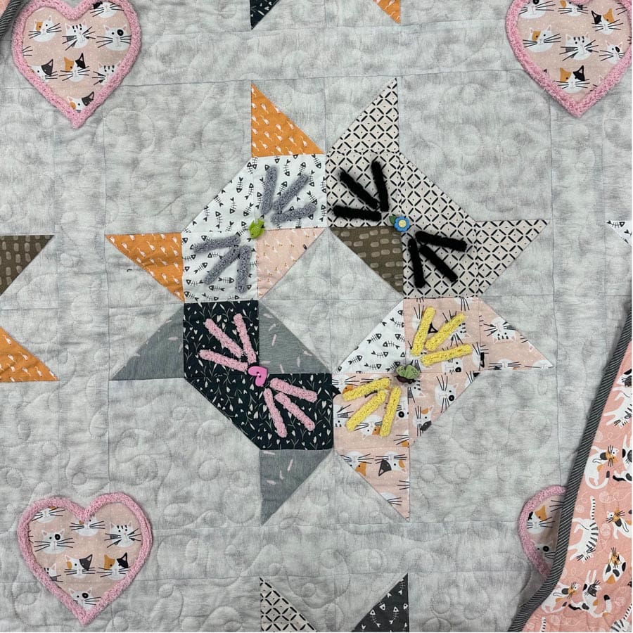 Fuzzy Love Quilt Kit as seen on Fons & Porter's Love of Quilting Exclusively at Quilted Joy