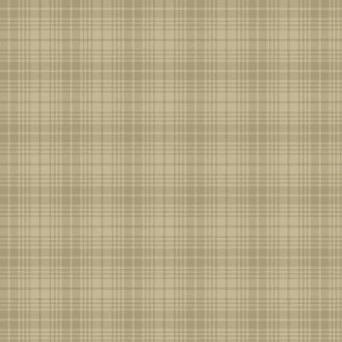 The Plaid One Easy Bake Backing Kit Plaid Tan - wide quilt backing fabric for longarm quilting