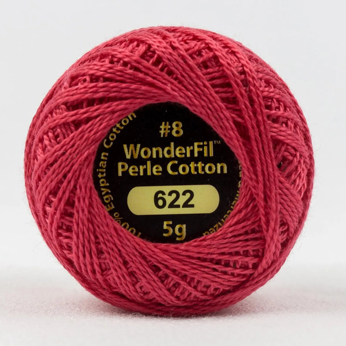 Eleganza Perle Cotton Bright Lipstick 622 hand embroidery thread