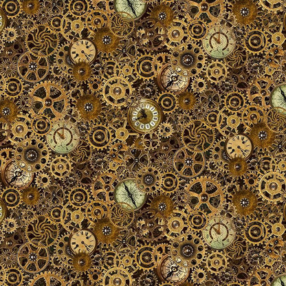 Steampunk Menagerie Quilt Kit - image 6 - complete quilt kit with fabric and instructions
