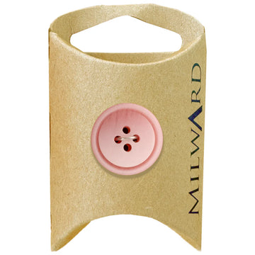 Milward Green Carded Light Pink 15mm 4-Hole Ombre polyester button