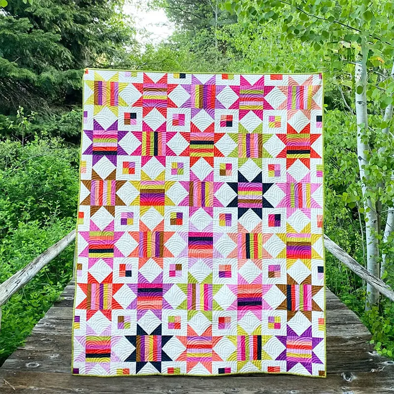Northwest Stars Quilt Pattern - image 1 - quilting pattern with step-by-step instructions