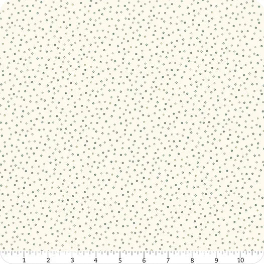 Norwegian Forest Cream Circle Dots Fabric Yardage - image 1 - quilt fabric for sewing and quilting projects