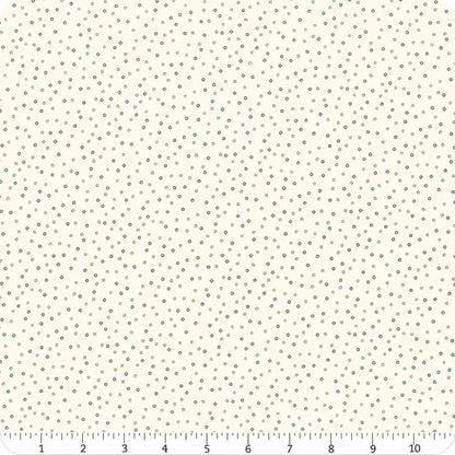 Norwegian Forest Cream Circle Dots Fabric Yardage - image 1 - quilt fabric for sewing and quilting projects