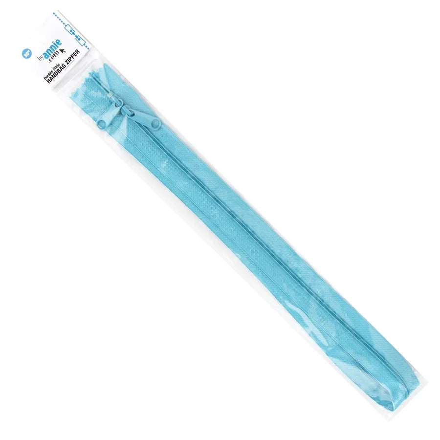 Handbag Zipper 30in Double-Slide - Parrot Blue