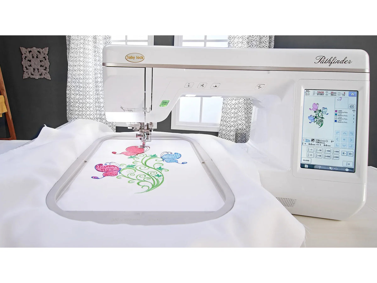 Baby Lock Pathfinder Dedicated Embroidery Machine FLOOR MODEL - image 10 - Baby Lock sewing machine or accessory