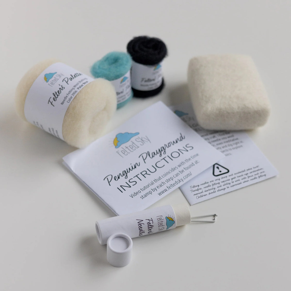 Penguin Playground Mini Needle Felting Kit