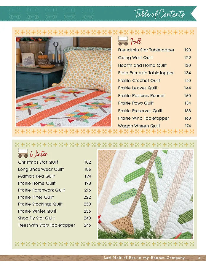 Prairie Home Quilt Book - image 4 - quilting book with patterns and instructions