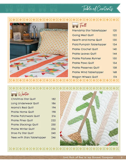 Prairie Home Quilt Book - image 4 - quilting book with patterns and instructions