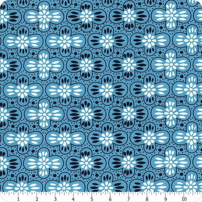 Pretty Things Deep Cottage Stripe 108" Wide 3 Yard Quilt Fabric Back Pack - wide quilt backing fabric for longarm quilting