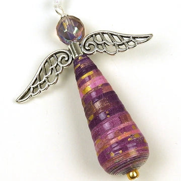 Angel Ornament Hand Painted by Allison Lake - image 2 - quilting supply from Quilted Joy