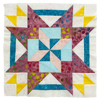 Block from Quilt Fairy Dreams Quilt Designed by Angela Huffman
