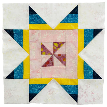 Block from Quilt Fairy Dreams Quilt Designed by Angela Huffman