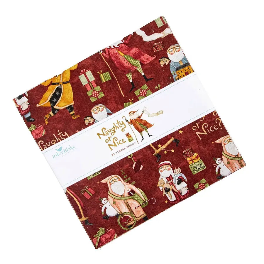 Naughty or Nice 10 Inch Stacker, 42 Pcs.