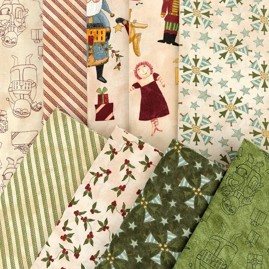 Naughty or Nice 10" Stacker - image 3 - quilting supply from Quilted Joy