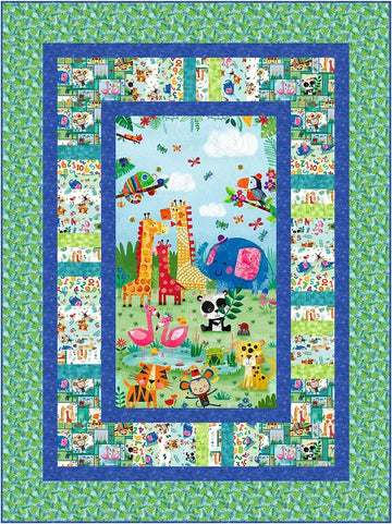 Zoo Crew Fences Quilt Kit