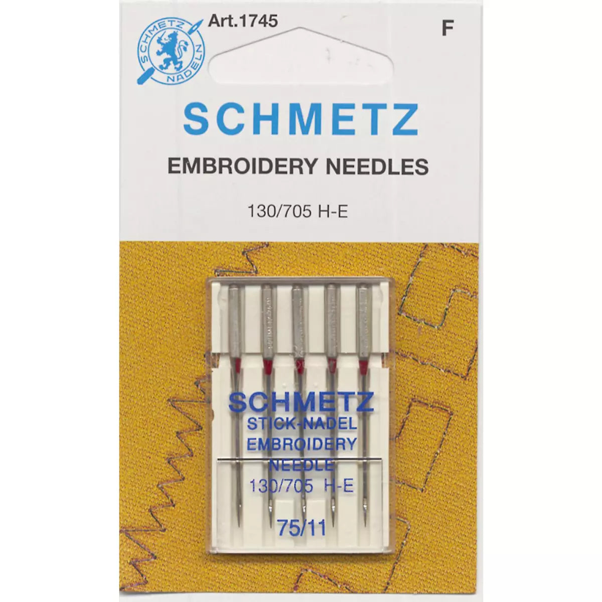 Schmetz Embroidery Embroidery Needles 75/11 #1745