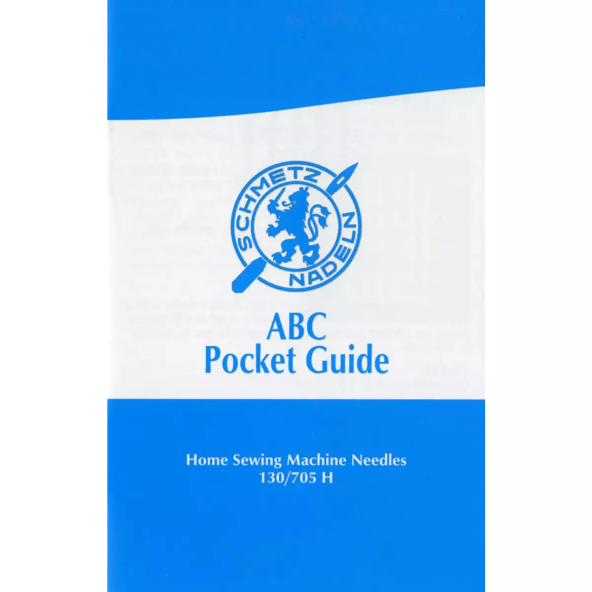 Schmetz ABC Pocket Guide